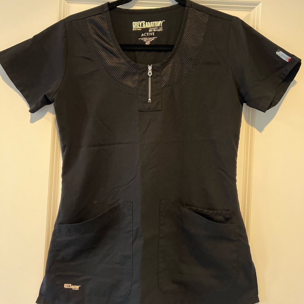 Black Grey’s Anatomy Srub Top